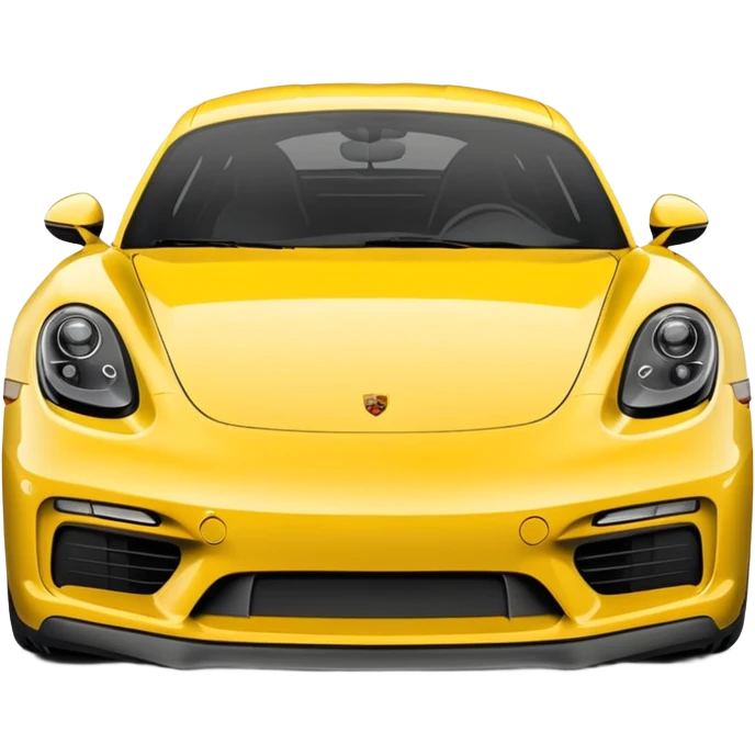 White Chalk colored exterior 2024 Porsche 718 Cayman GTS 4.0 with yellow ceramic brake calipers and dark silver anthracite rims emoji