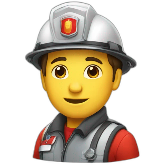Pompier français emoji
