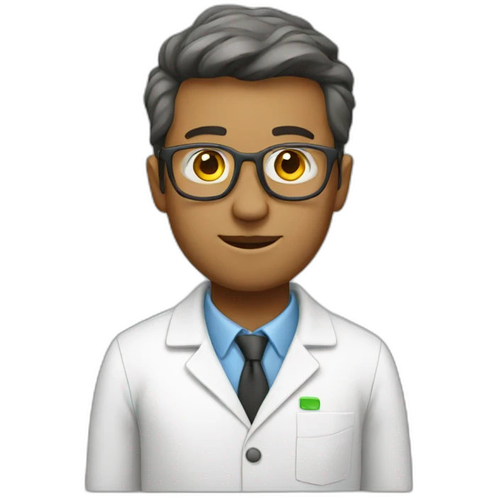 scientist white male emoji