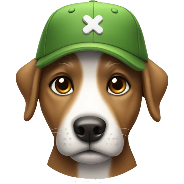 dog with cap emoji