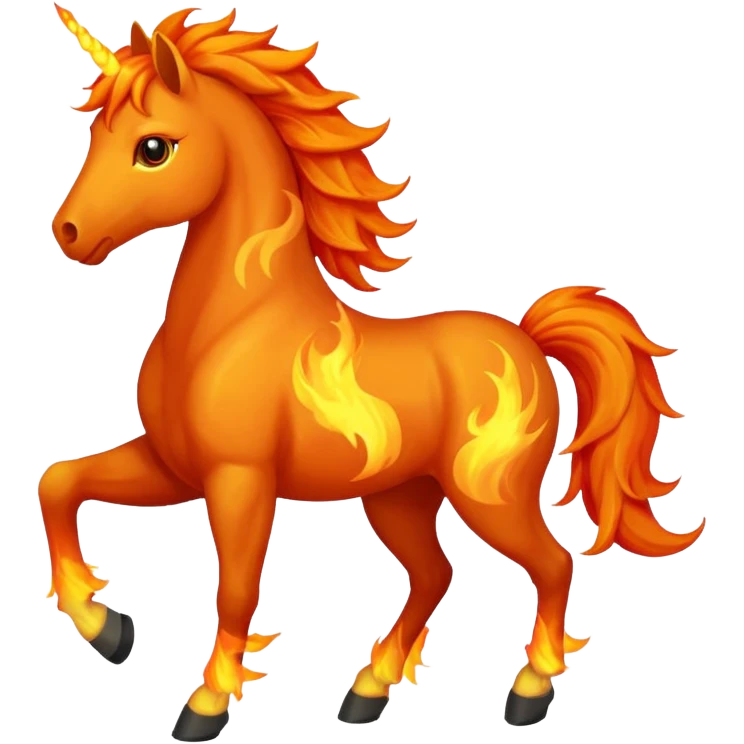 fire horse emoji