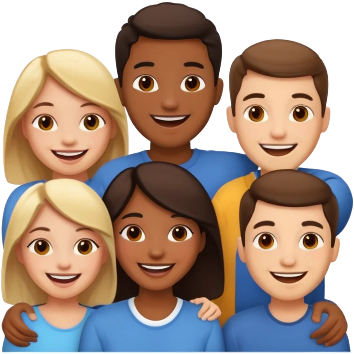 Friends talking emoji