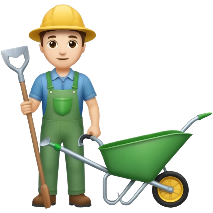 landscaper job icon, no people, no faces emoji