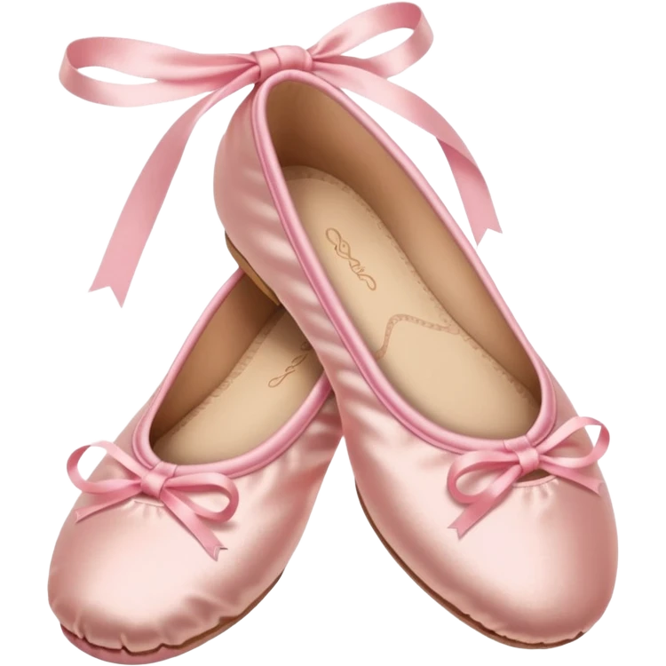 Pink ballet shoes emoji
