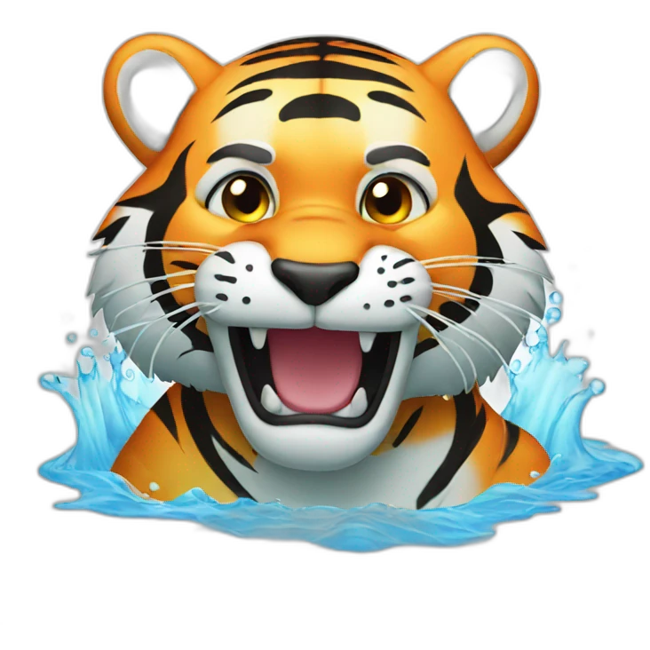 Tiger swim emoji