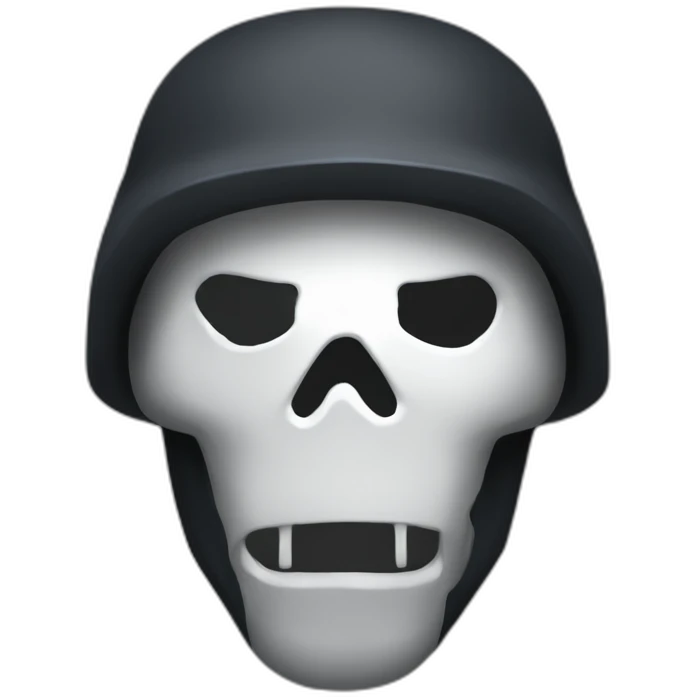 Call of duty Ghost face emoji