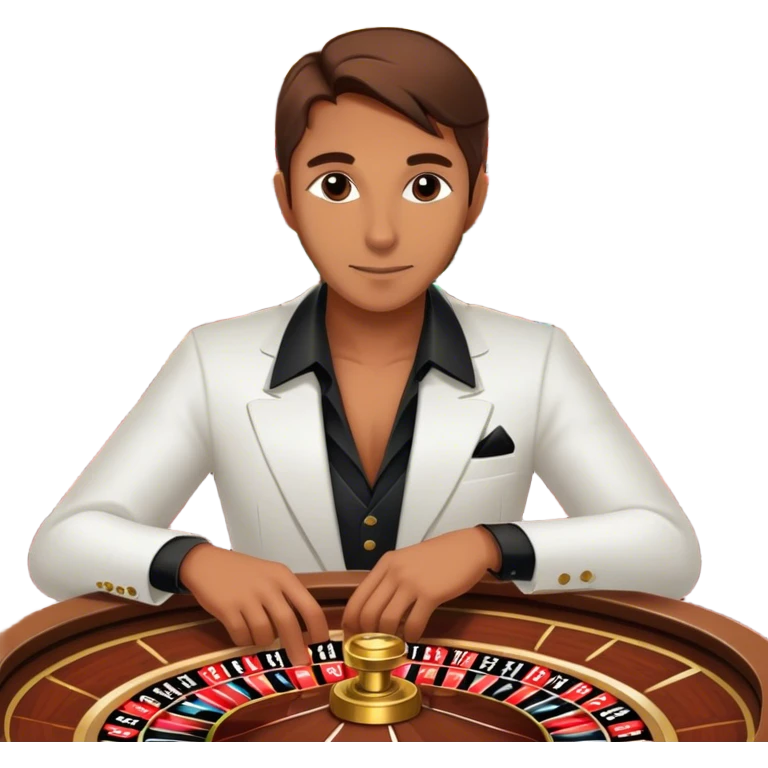 croupier roulette emoji