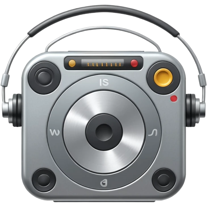 circular walkman emoji