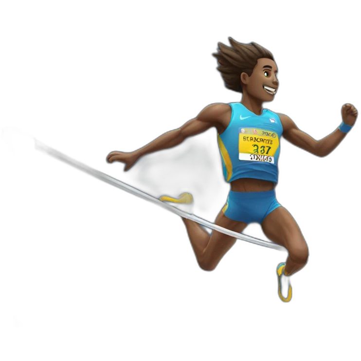 High jumper emoji