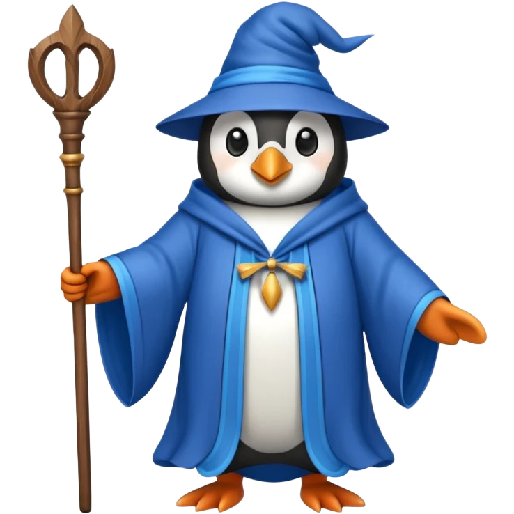 Penguin Wizard emoji
