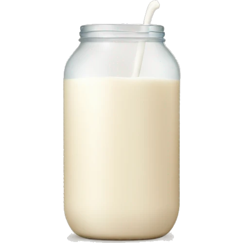 Milk-colored heart emoji