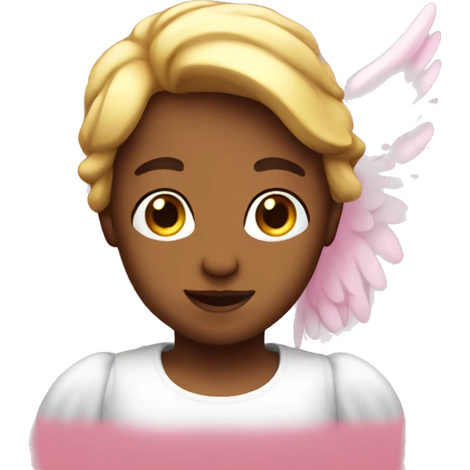 pink angel emoji