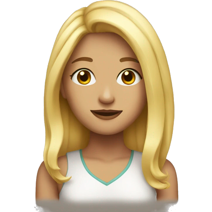 Blonde pecas emoji