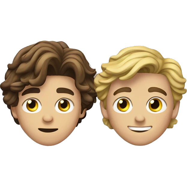 evan peters and cole sprouse  emoji