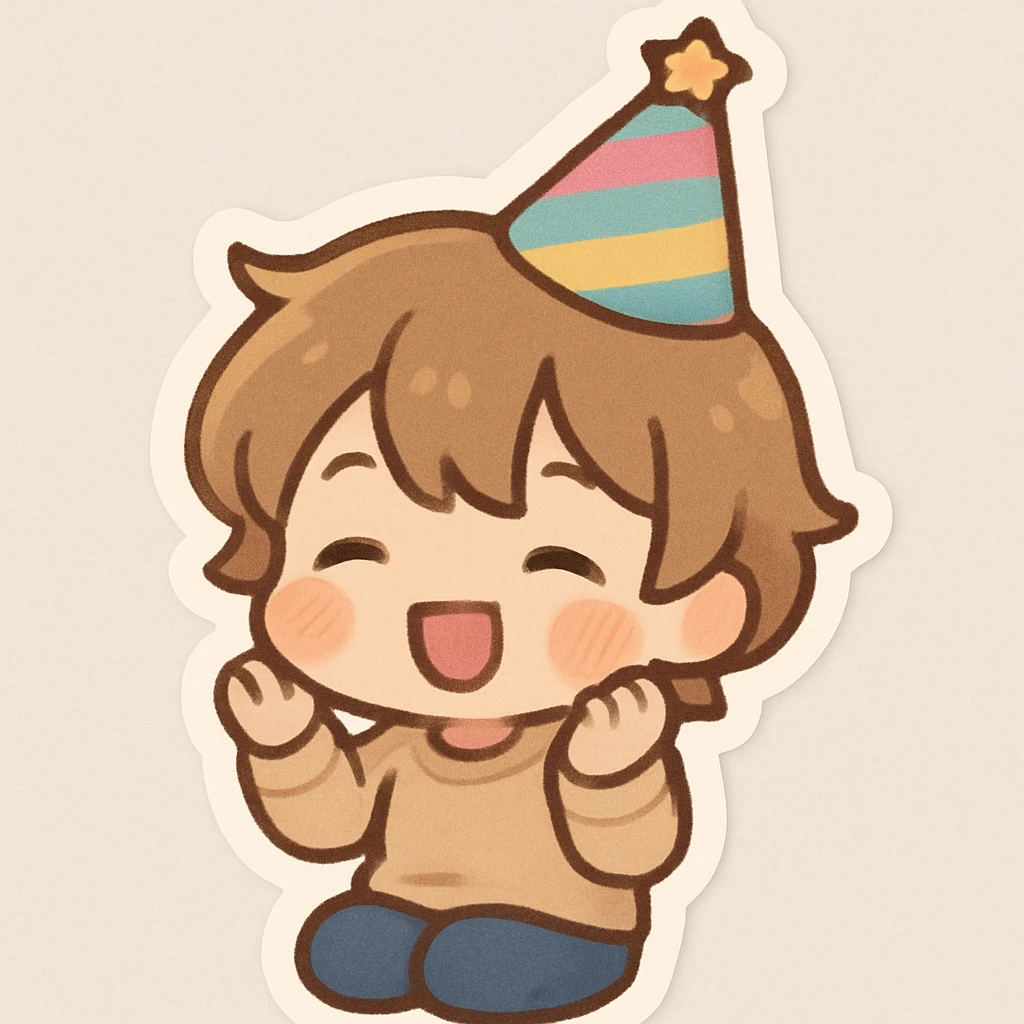 party hat emoji
