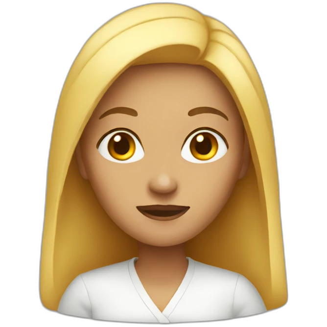 Not smart woman emoji
