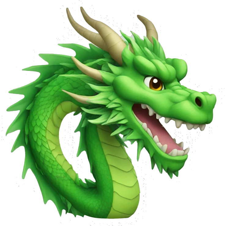 green chinese dragon emoji