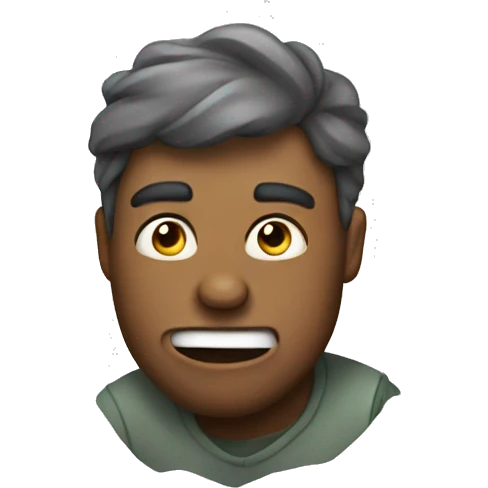 guy with fart emoji