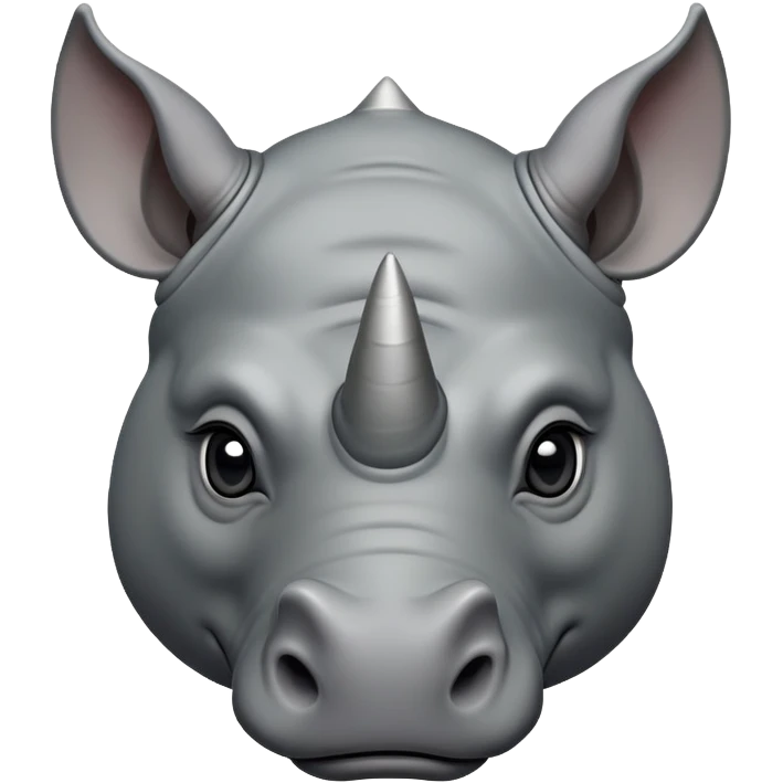 cinematic-noble-rhinoceros-portrait-emoji,-poised,-with-a-massive,-powerful-build-and-a-thick,-hide-of-slate-gray,-deep-set-soulful-piercing-eyes,-simplified-yet-sharp-and-sophisticated-features,-highly-detailed, with large black eyes emoji