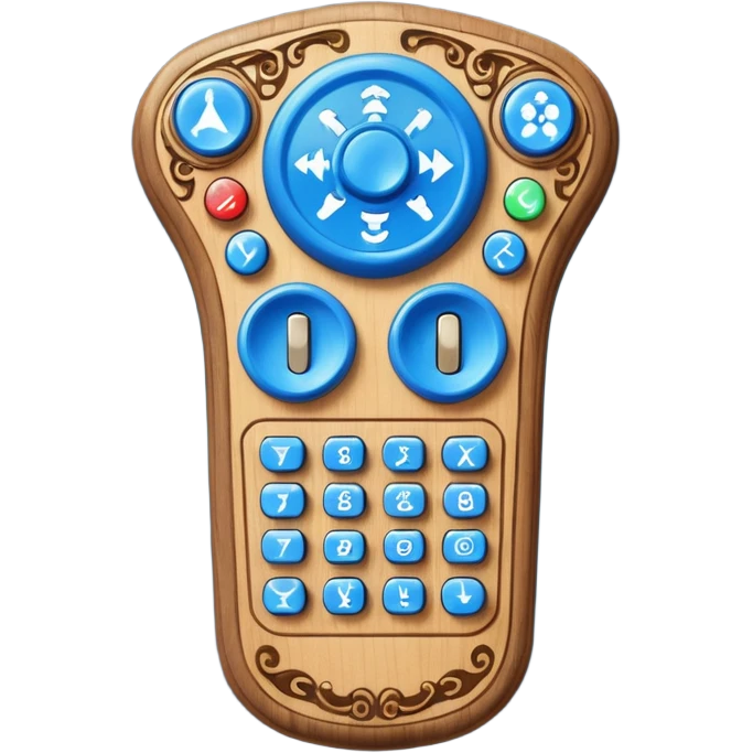 Wizard's remote control emoji