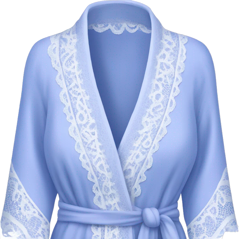 Periwinkle lace robe emoji