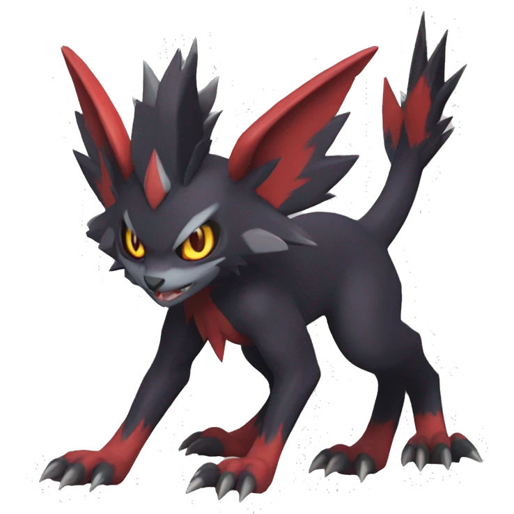 Noivern-Litten-Zoroark full body emoji