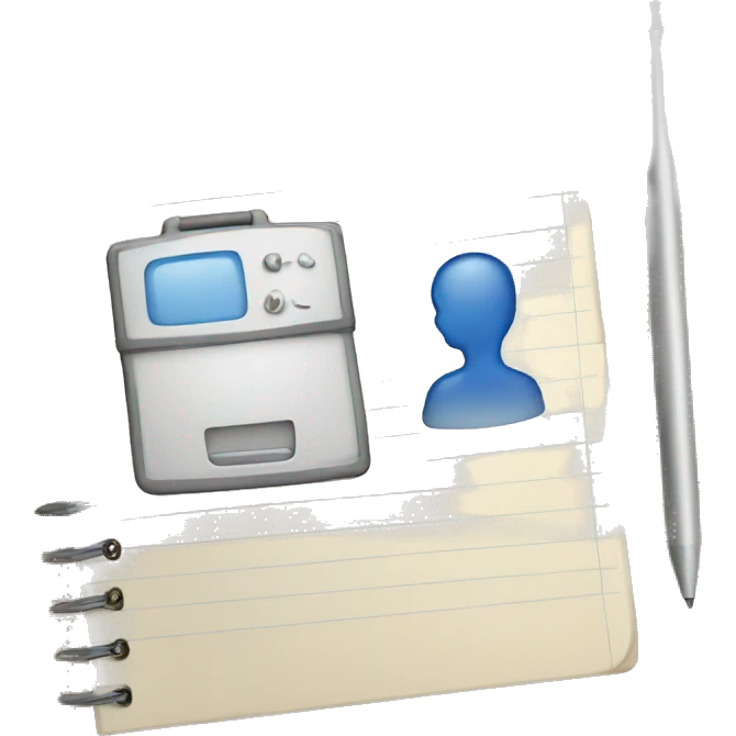 notebook and graphics emoji