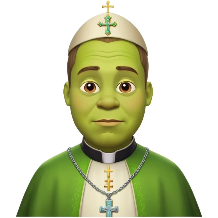 shrek priest emoji