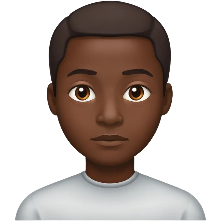 African American shrugging emoji