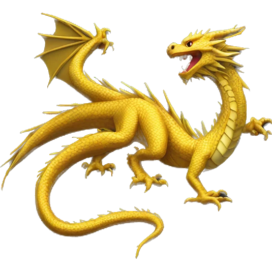 dragon coin computer emoji