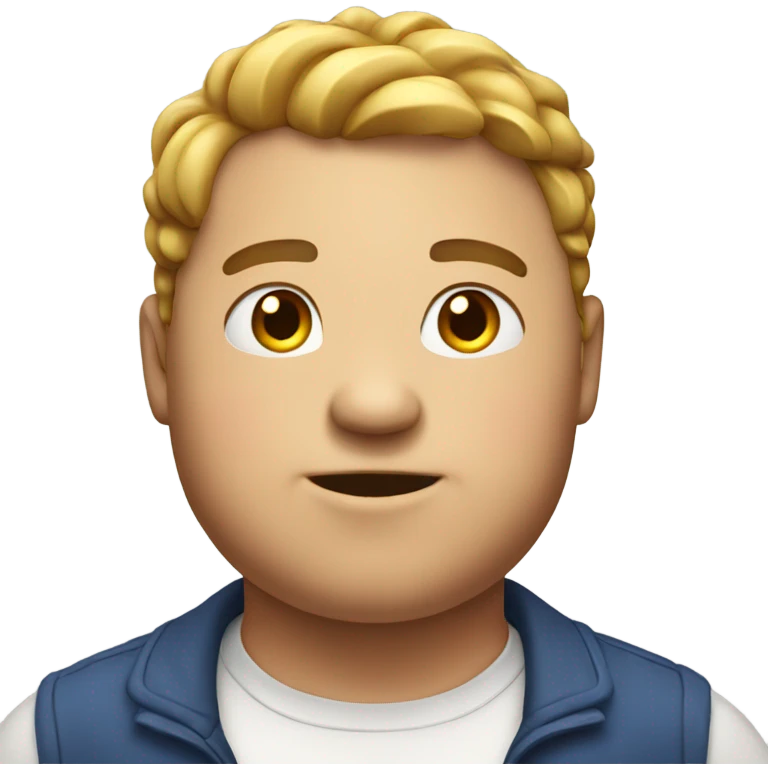 Fat birthday boy emoji