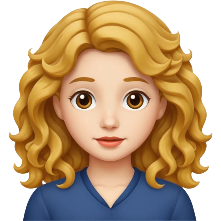 Dalgalı saç lia emoji