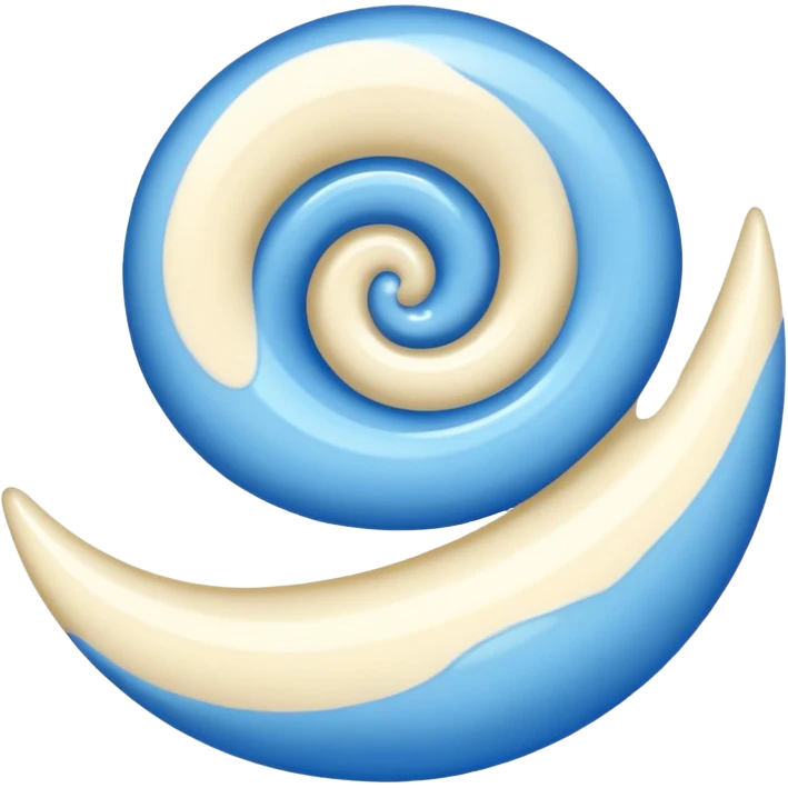 blue cream emoji