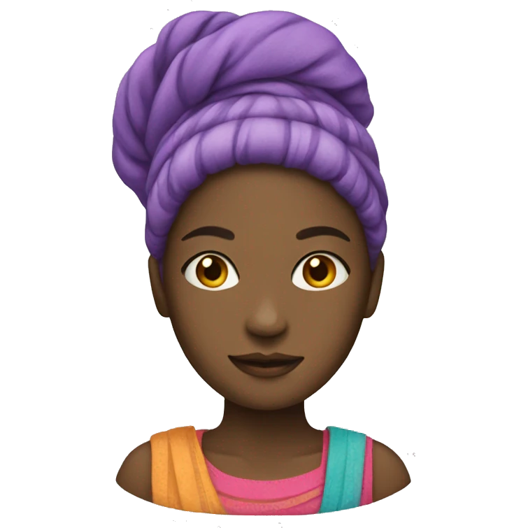 colorful woman clothing emoji