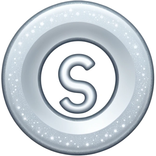 glitter white symbol bank emoji