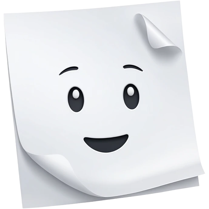 A4 paper sheet emoji