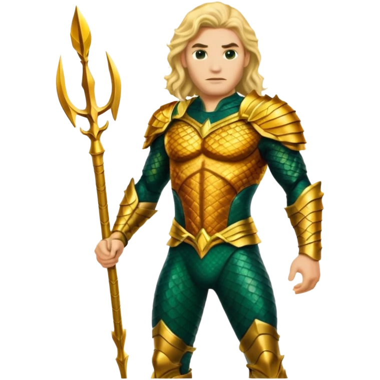 aquaman full armor standing emoji
