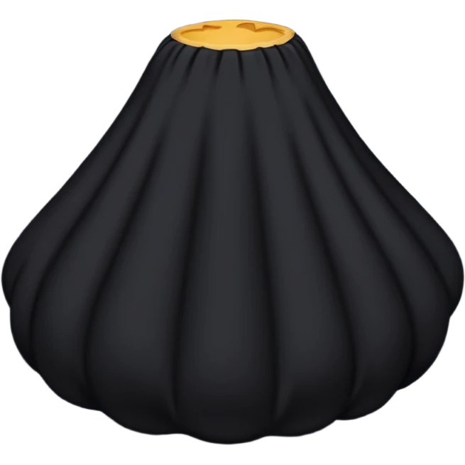Black cotton emoji