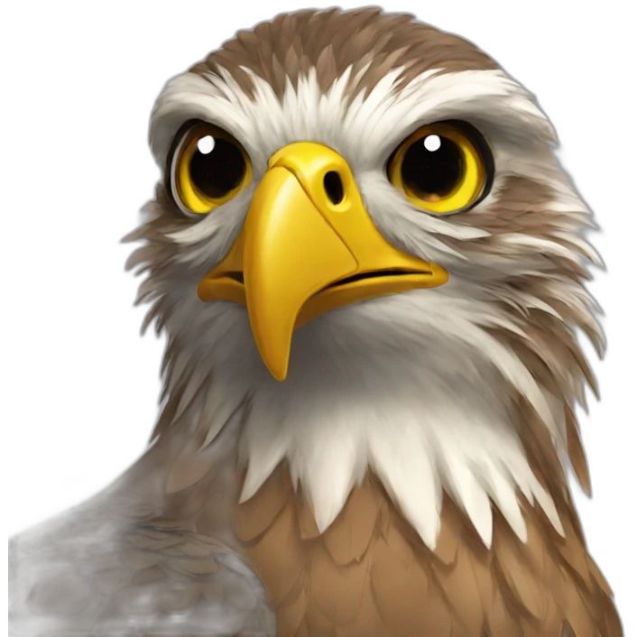 Spastic hawk emoji