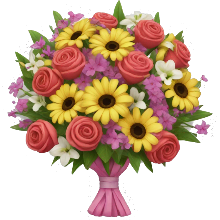 big bouquet  emoji
