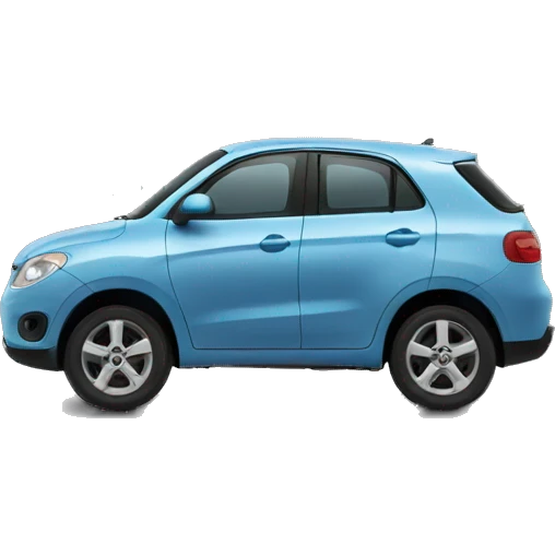 Car half in garage emoji