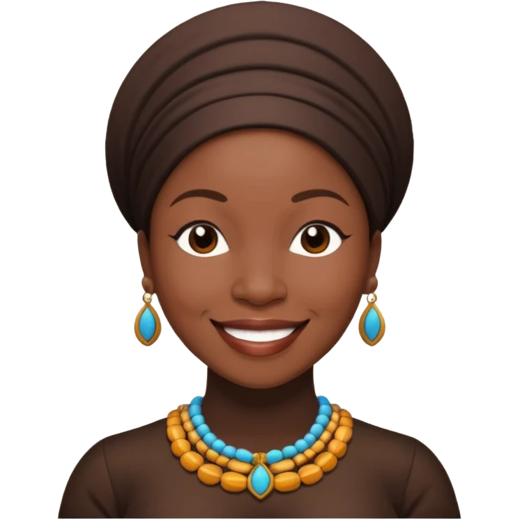 India Arie with dark brown hair emoji