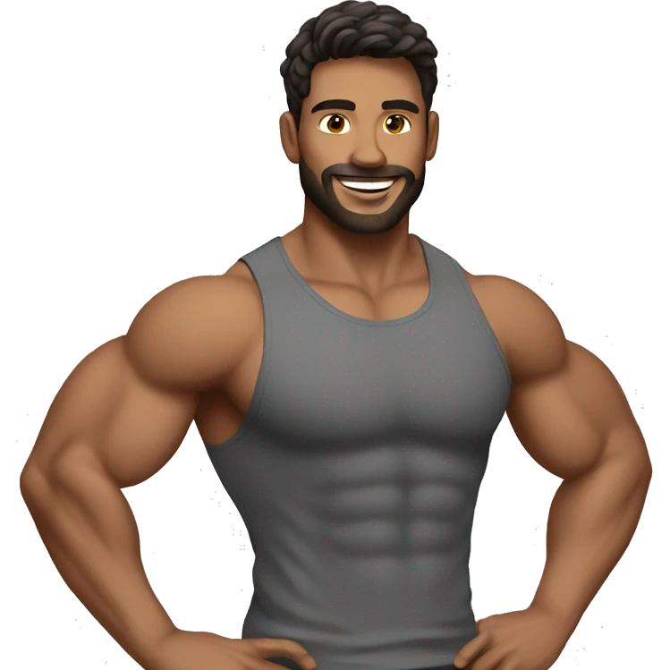 fitness trainer male emoji