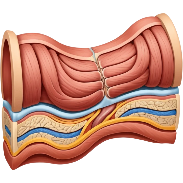 Human body muscle anatomy emoji