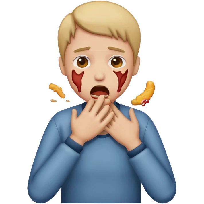 choking yourself emoji