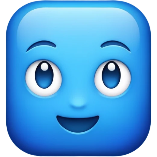 Blue colour  emoji