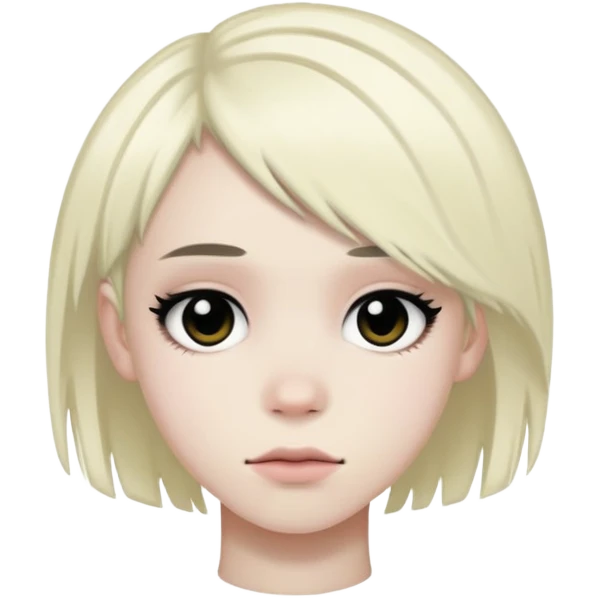 Black Mixed race emo femboy  emoji
