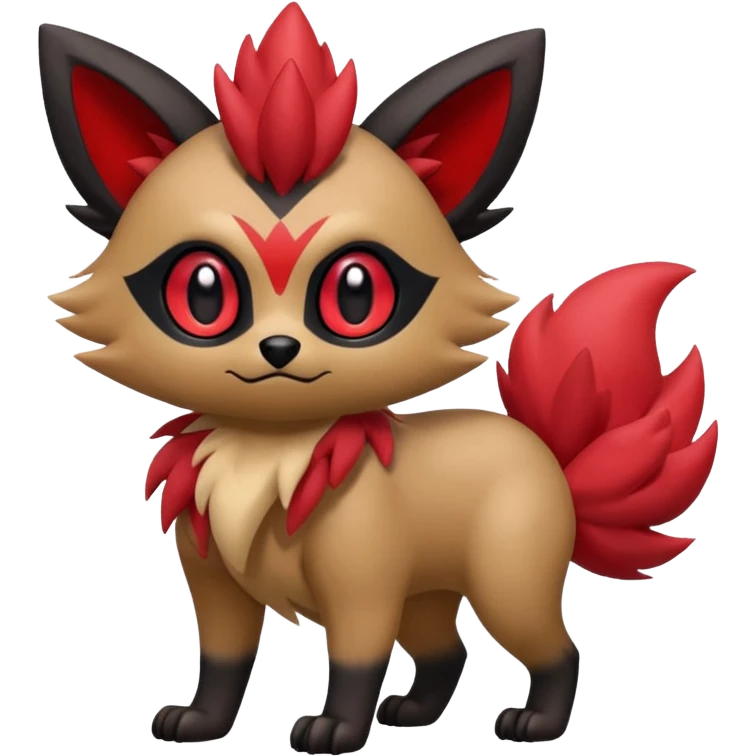 Zorua-Fakémon-hybrid-creature (full body)  emoji
