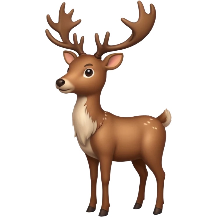 reindeer emoji