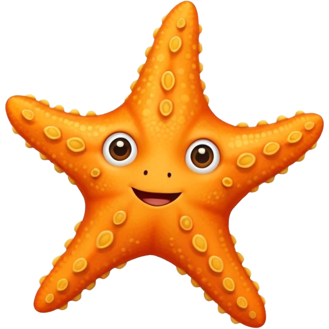 Cute starfish  emoji